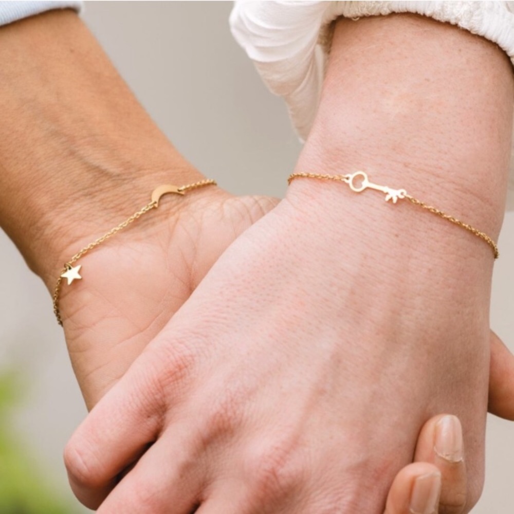 Gold plated Key Bracelet